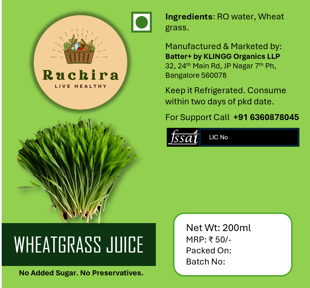 juice_wheatgrass.png Fresh Wheatgrass Juice-200 Ml - Image 1