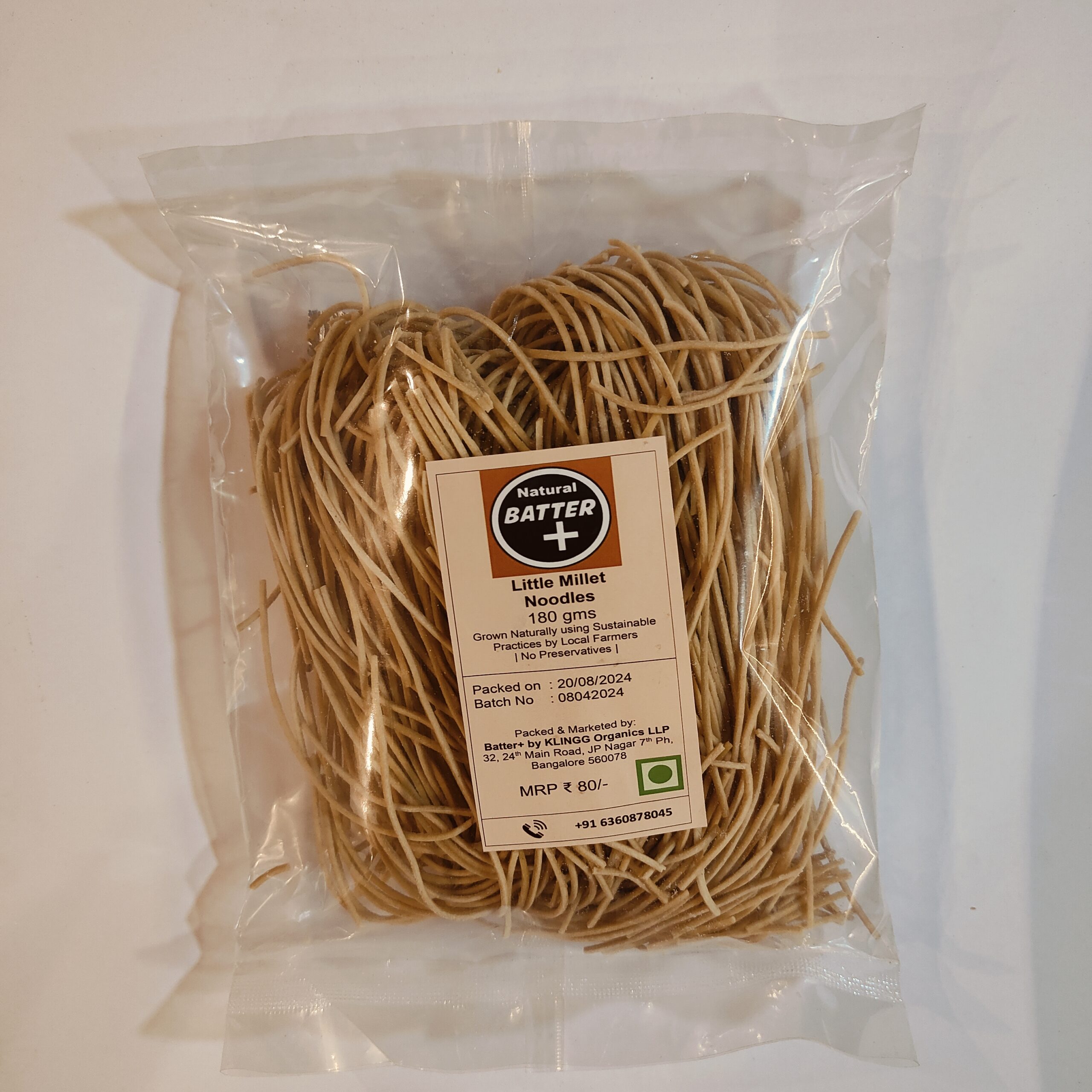 oplus_1058 Little Millet Noodles-180 gms - Image 1
