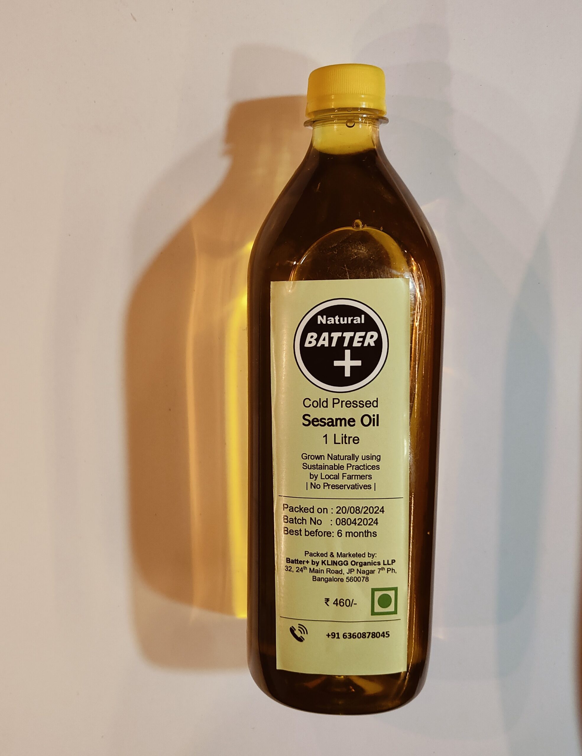 oil_sesame_1L-scaled-1.jpg Cold Pressed Sesame Oil - Image 1
